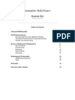 Summative Math Project Copy 2