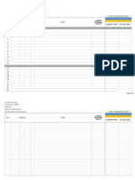 Materials Submittal Log