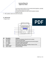 Programmable Digital Timer EF700ET Manual (E)