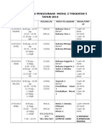 Jadual Trial 2014