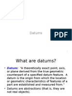 Tolerance of Datum