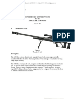 Operator'S Instructions A L: For The RMA Ite Ar-50 Rifle