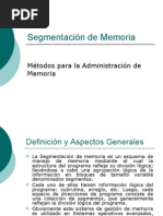 Segmentación de Memoria