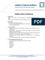 Formulaire D Adhesion Iiaci