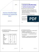 Introduction To Mixed-Effects Models For Hierarchical and Longitudinal Data (Part II)