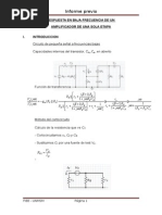 Amplificador en Baja Frecuencia Circuitos Electronicos Informe Finalº