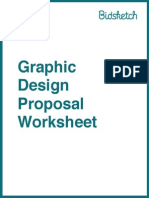 Graphic Design Proposal Worksheet