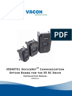 Vacon X5 DeviceNet Board Installation Manual DPD00