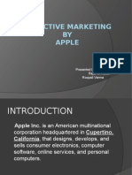 Effective Marketing BY Apple: Presented By: Rajat Srivastav Roopali Verma