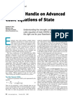 Getting A Handle On Advanced Cubic Equations of State: Measurement & Control