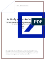 Marketing Analysis of Duetsche Bank