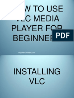 13.how To Use VLC Media Player Tutorial PDF