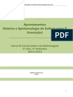 Apontamentos História e Epistomologia de Enfermagem