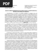 Analisis Del Artículo 82 Constitucional