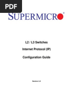 L2 / L3 Switches Internet Protocol (IP) Configuration Guide: Revision 1.0