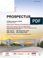 Almaha Ceramics Prospectus