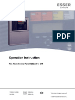 Esser Operation Instructions