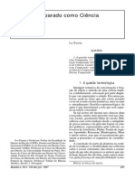 O Direito Comparado Como Ciência