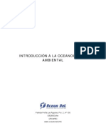 Introducción A La Oceanografía Ambiental - Contenidos