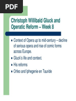 Gluck and Opera Reform