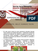 Experiencias Del Primer Parcial