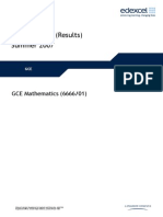 Mark Scheme June 2007 6666 Core Mathematics C4