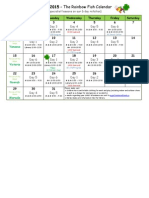 March 15 Calender