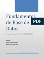 Fundamentos de Base de Datos