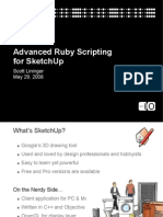 Advanced Ruby Scripting For SketchUp