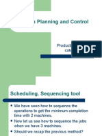 Production Planning and Control