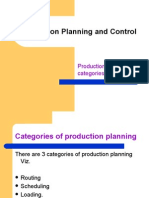 Production Planning and Control