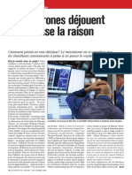 S&A - Septembre 2009 - Comment Se Prend Une Décision