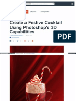 Festive Cocktail Photoshops 3d