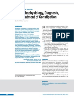 The Pathophysiology, Diagnosis, and Treatment of Constipation