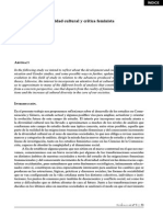 Comunicación, Diversidad Cultural y Crítica Feminista