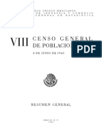 Censo General de Población 1960 México