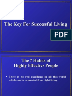 The Key For Successful Living