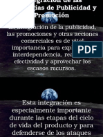 Integración Publicitaria y Promocional