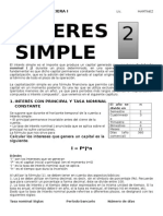 Matematica Financiera I Interes Simple