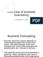 1-Introduction To Business Forecasting