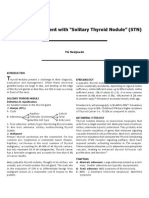 Approach To A Patient With "Solitary Thyroid Nodule" (STN)