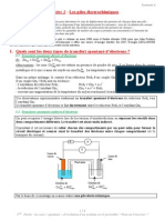 Chapitre 2 2011-2012 Les Piles Electrochimique