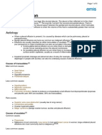 Pleural Effusion: Aetiology