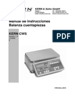 Manual Balanza CWS BA 0610