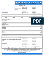 BSNL Mobile Bill: Current Invoice Details Rs