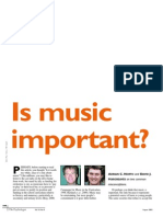 Is Music Important