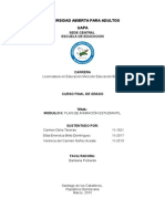 Modulo II Plan de Animación Estudiantil