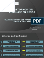 006 Clasificacion de Los Trastornos Del Lenguaje PDF