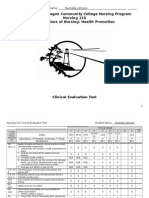 Clinical Eval Final Fall 2014