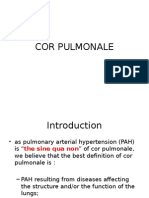 COR PULMONALE - Mahasiswa